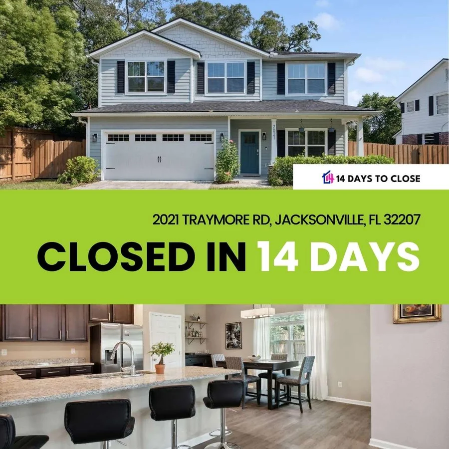 Happy homebuyers receiving keys after closing on a home in 14 days