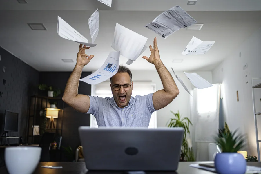Organized mortgage application documents laid out on a desk