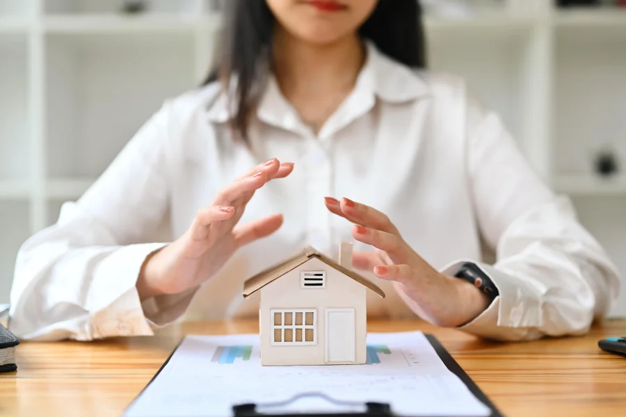 Home appraiser reviewing property for mortgage appraisal waiver eligibility