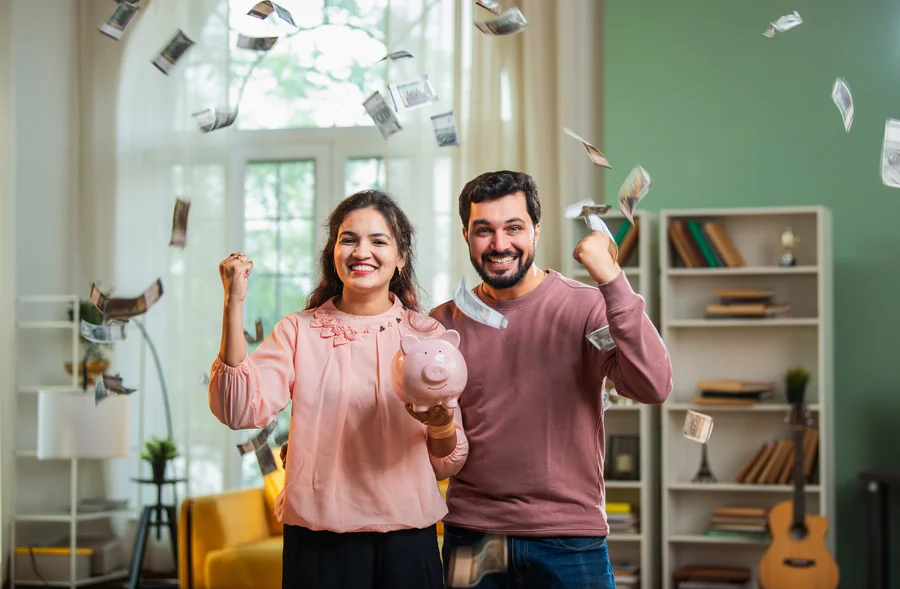 Florida homeowner reviewing tax documents at kitchen table