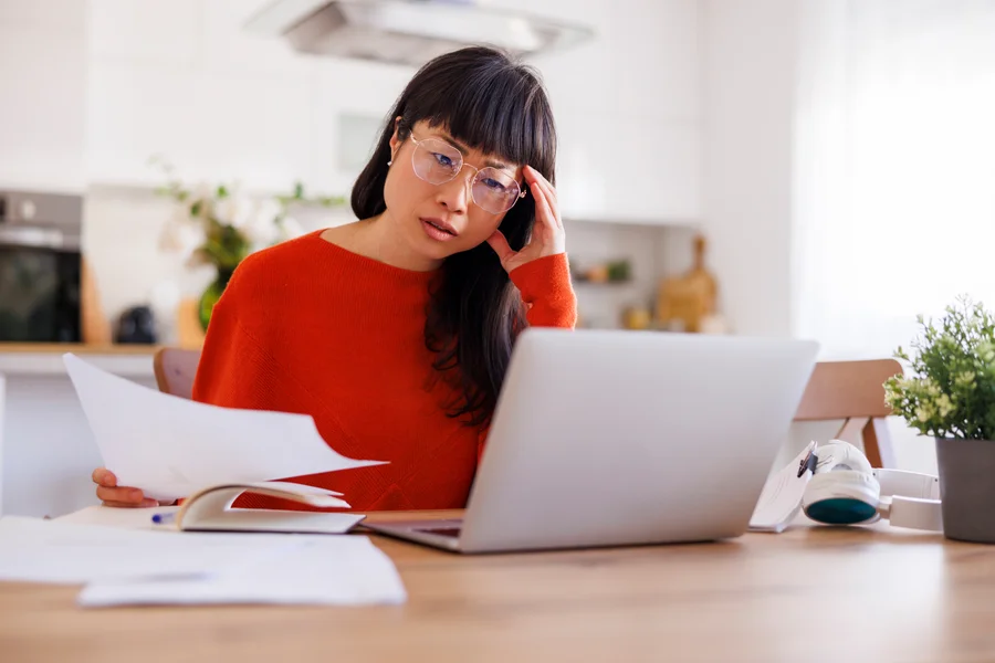 Florida homebuyer reviewing tax return and mortgage application strategy for 2026