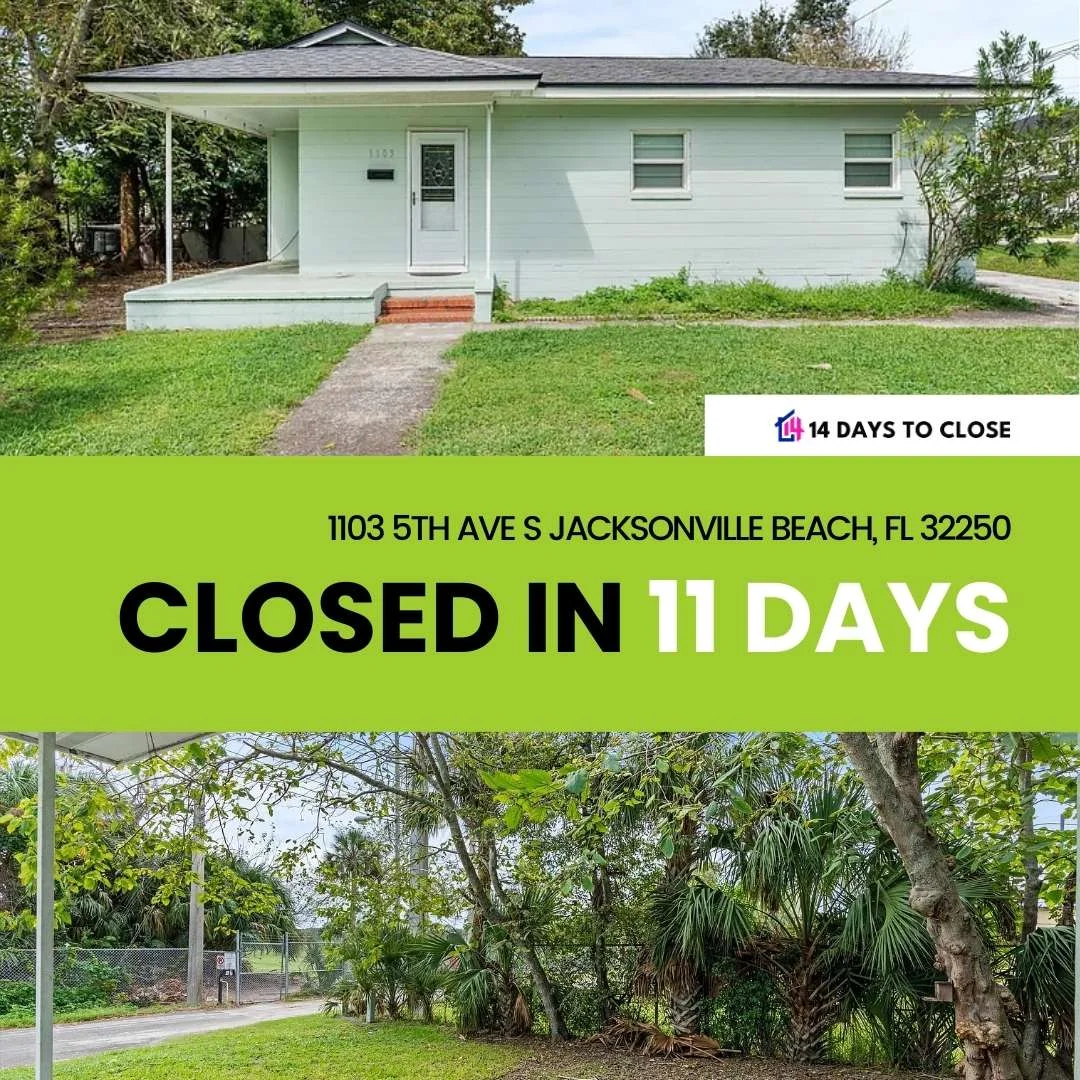 Closed in 11 days, Jacksonville Beach, Florida