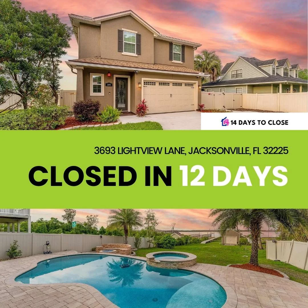 Closed in 12 days, Jacksonville, Florida