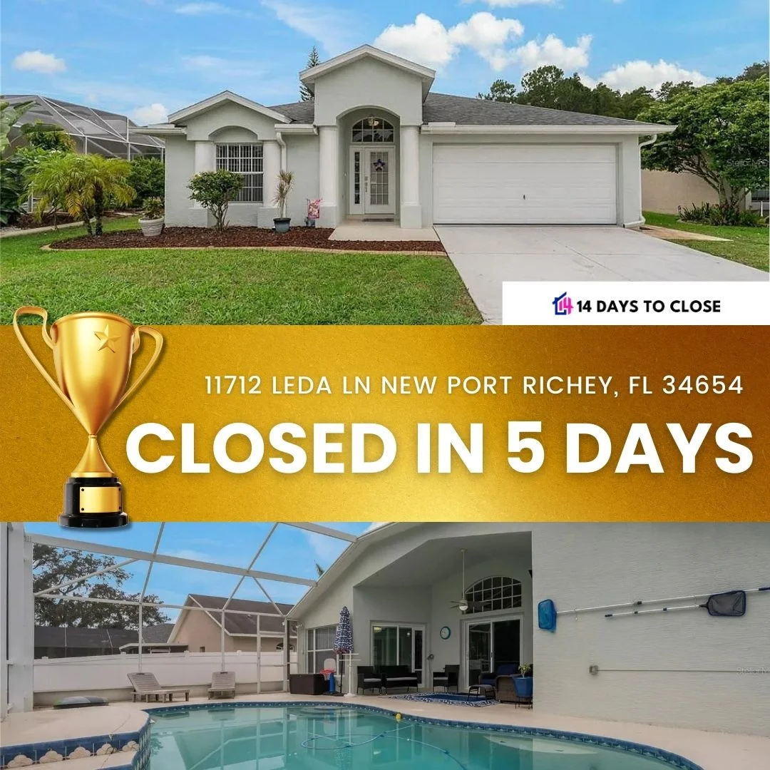 Closed in 5 days, New Port Richey, Florida
