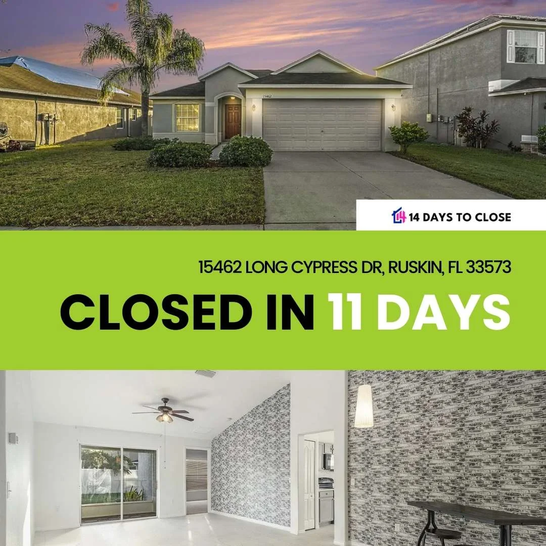 Closed in 11 days, Ruskin, Florida